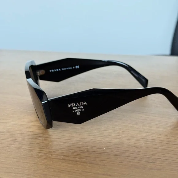 Prada | Accessories | Prada Glossy Black Eyewear | Poshmark display picture 3